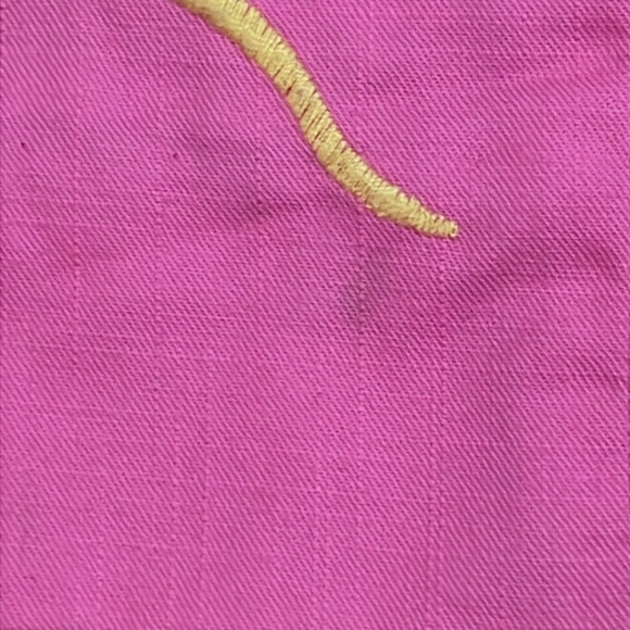 Lilly Pulitzer Strapless Dress Bowen Bumblebee Pink Yellow Size 2 - Picture 15 of 15